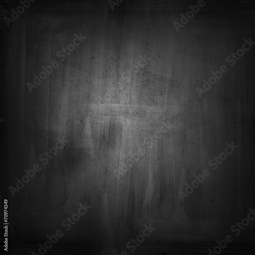 Dark black textured concrete wall background photo