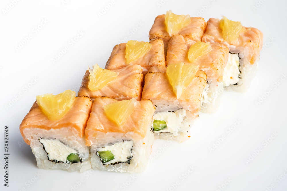 sushi fried pineapple sushi fried pineapple