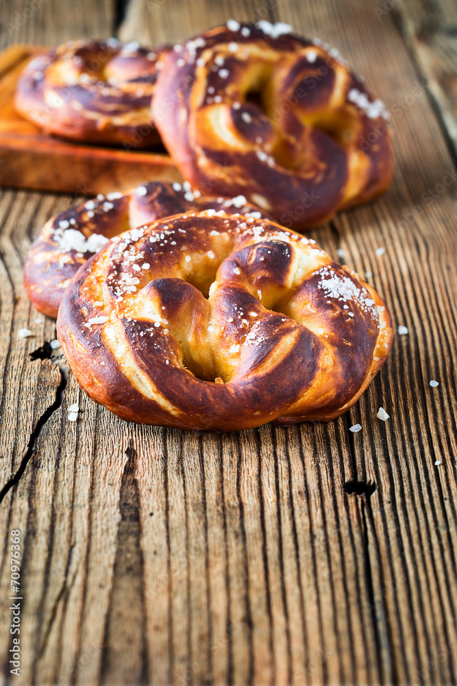 Pretzels, traditional German baked bread Pretzels, traditional German baked bread