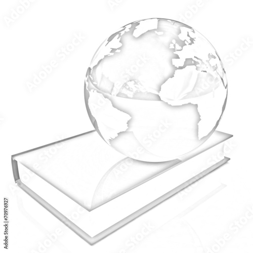 Child's hand drawing a planet Earth with a map of the world by watercolors  on white paper. Peace and Earth day concept. Top view Stock Photo - Alamy