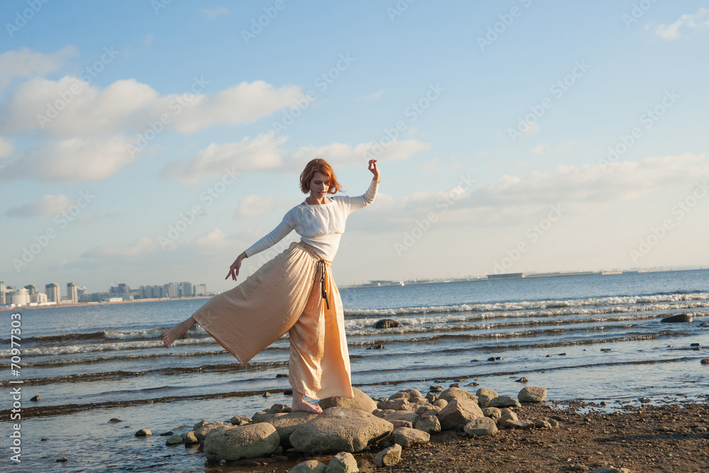 © raduga21 - girl on the Bay