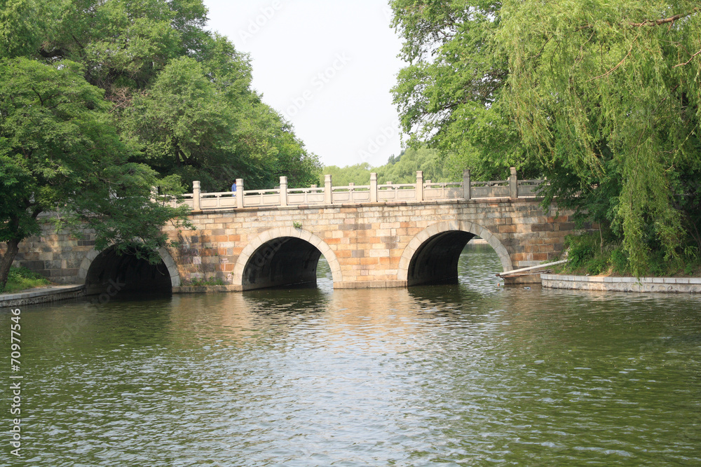 Chinese stone arch bridge