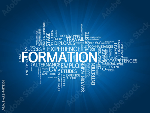 Nuage de Tags "FORMATION" (cv études emploi réussite diplômes)