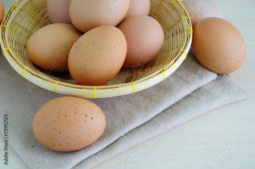 Eggs On Basket