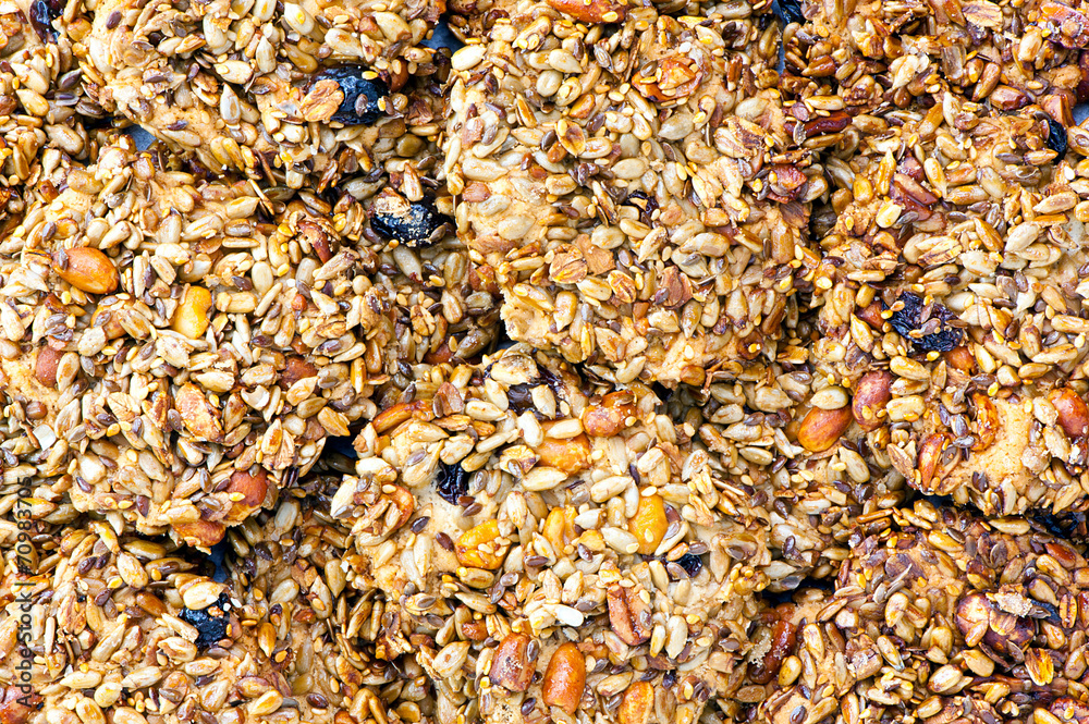 cereal cookies texture or background cereal cookies texture or background