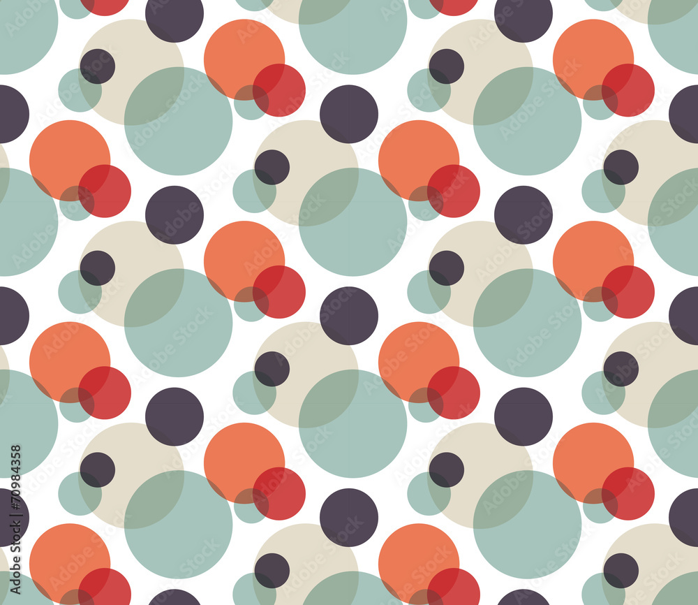 A seamless vector circle pattern A seamless vector circle pattern