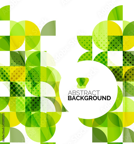 Circle geometric abstract background