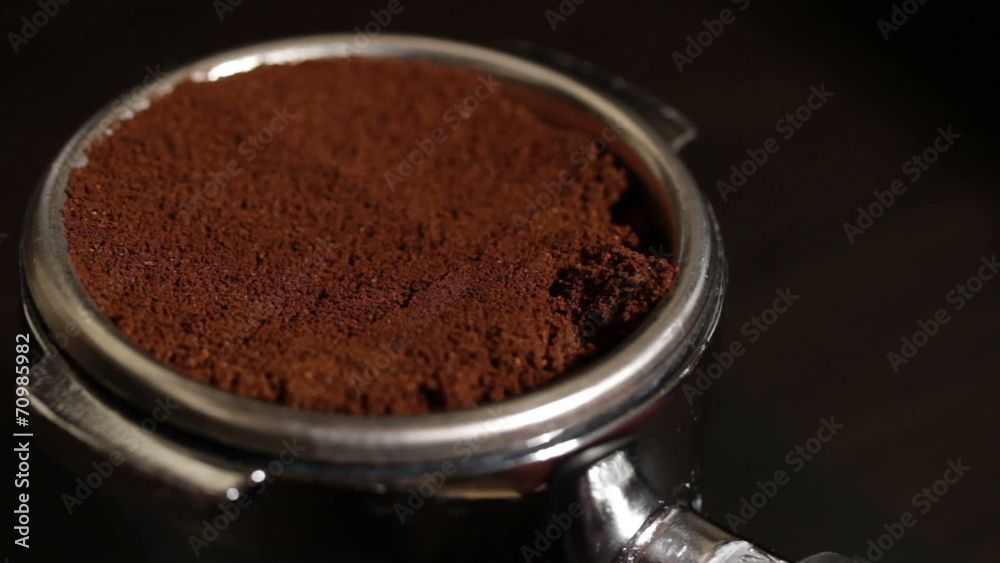 making espresso