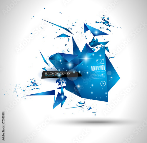 Abstract modern poligonal background for brochure and covers