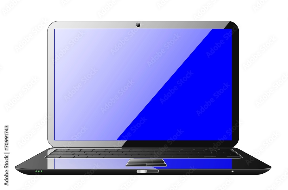 Laptop Computer Illustration Laptop Computer Illustration