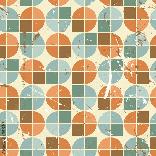 Vintage bright rounded geom...