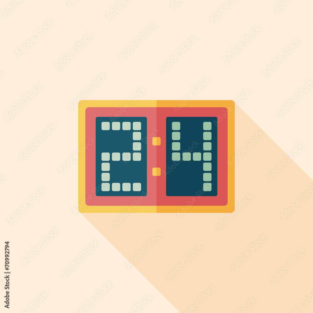 scoreboard flat icon with long shadow,eps10 scoreboard flat icon with long shadow,eps10