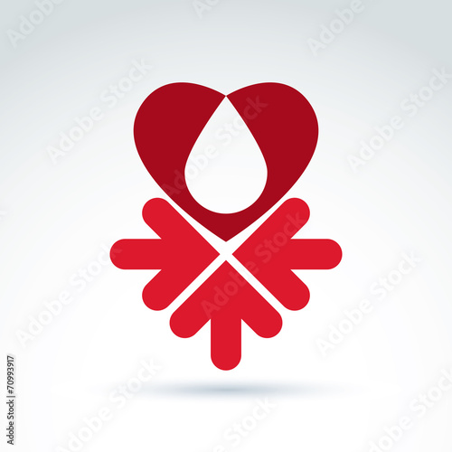 Vector charity and donation...