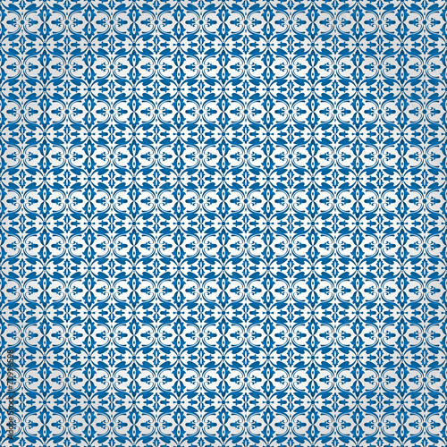 Blue wrapping paper