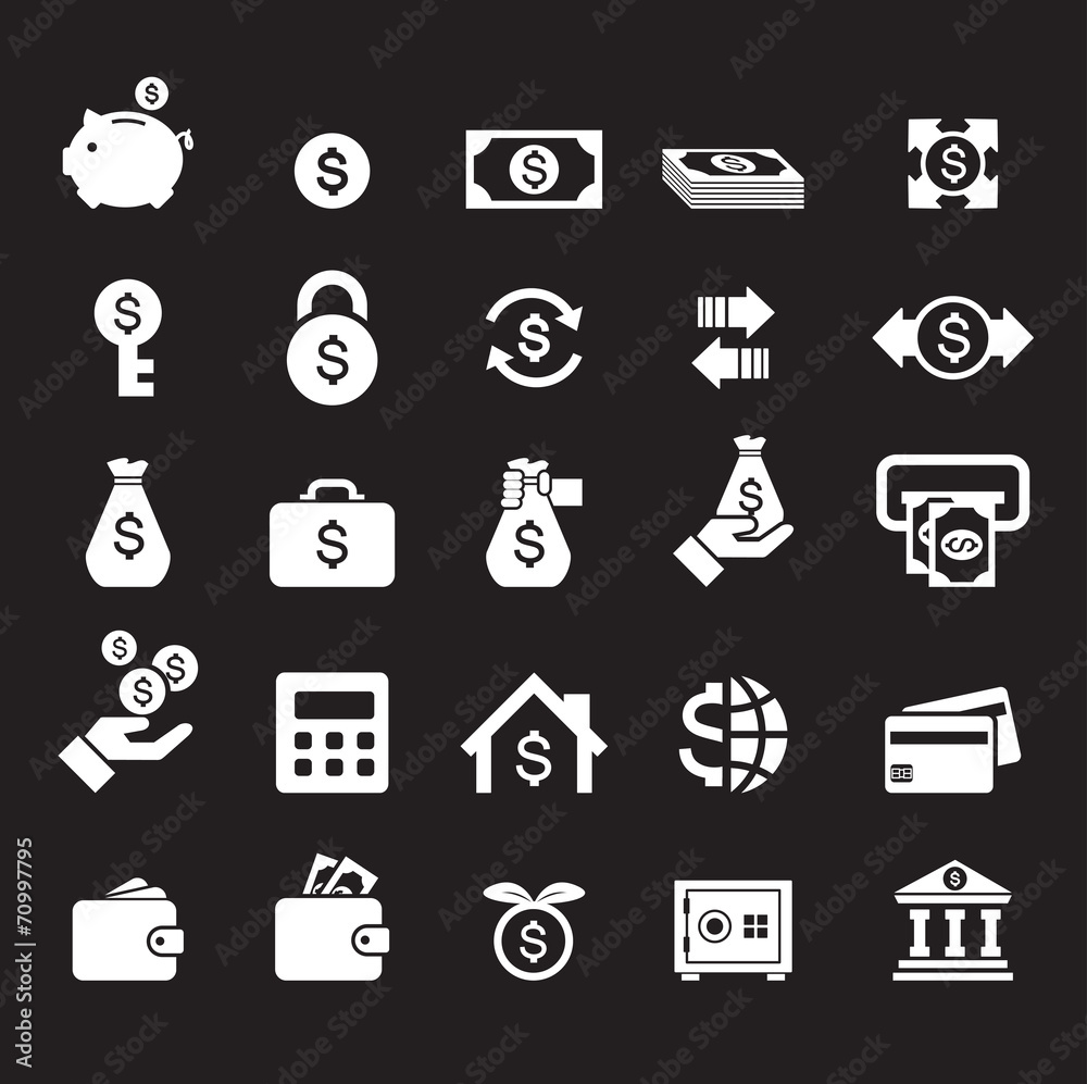 Fototapeta premium money icon