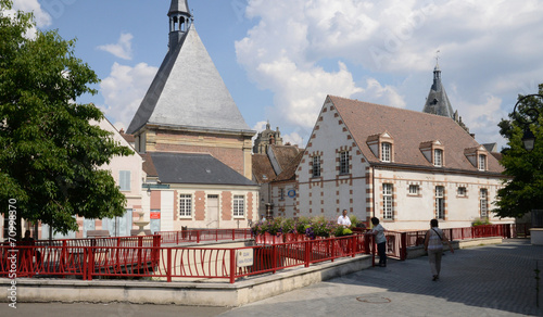 picturesque city of Dreux in Eure et Loir photo
