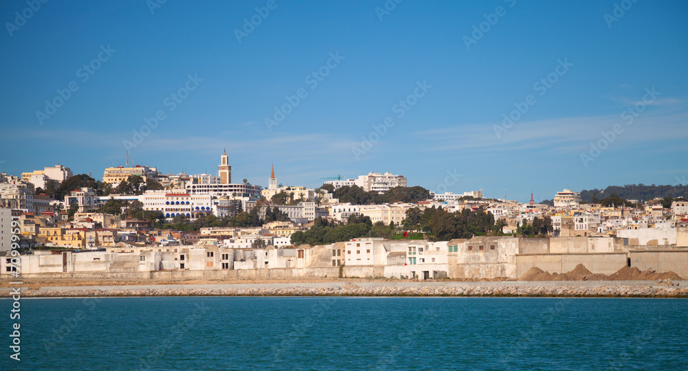 Tangier port panorama, Morocco, Africa