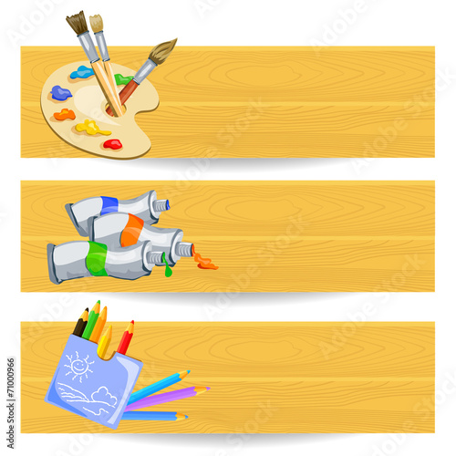 banners with drawing tools