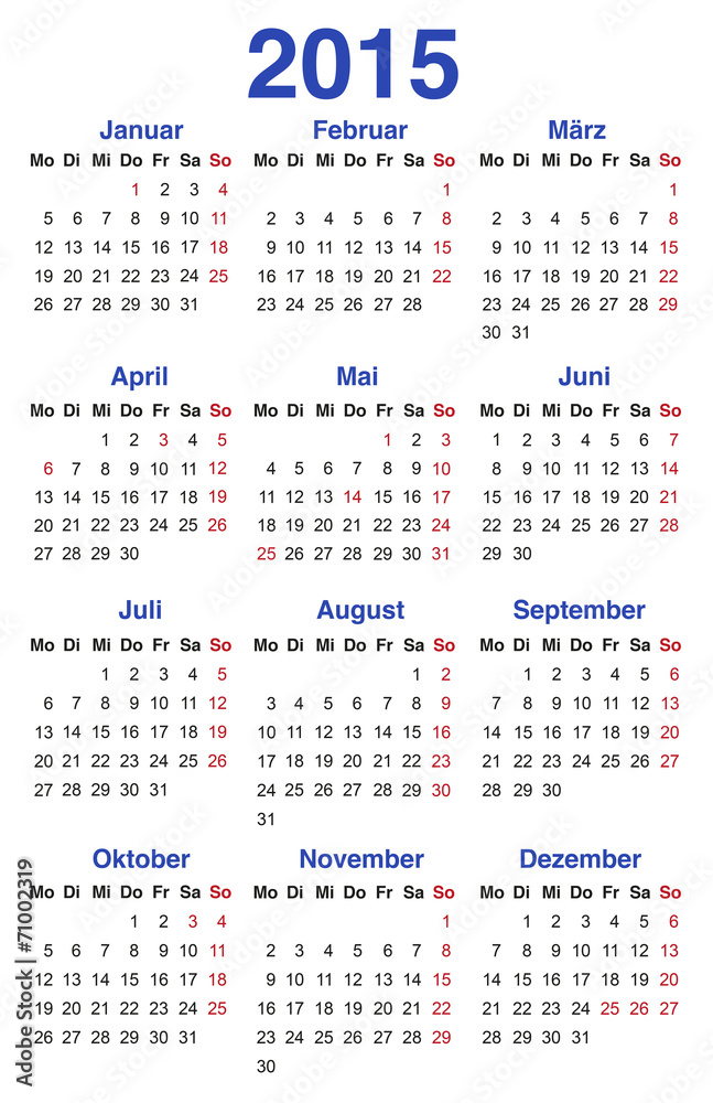 Kalender 2015 Vorlage, Visitenkarte Kalender 2015 Vorlage, Visitenkarte