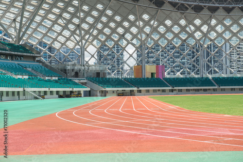 Track and field training lanes