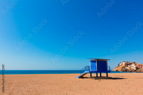 Bolnuevo beach in Mazarron Murcia at Spain