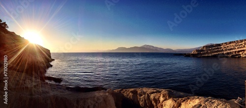 Sonnenunternang in Matala - Kreta