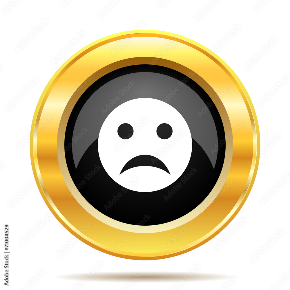 Fototapeta premium Sad smiley icon