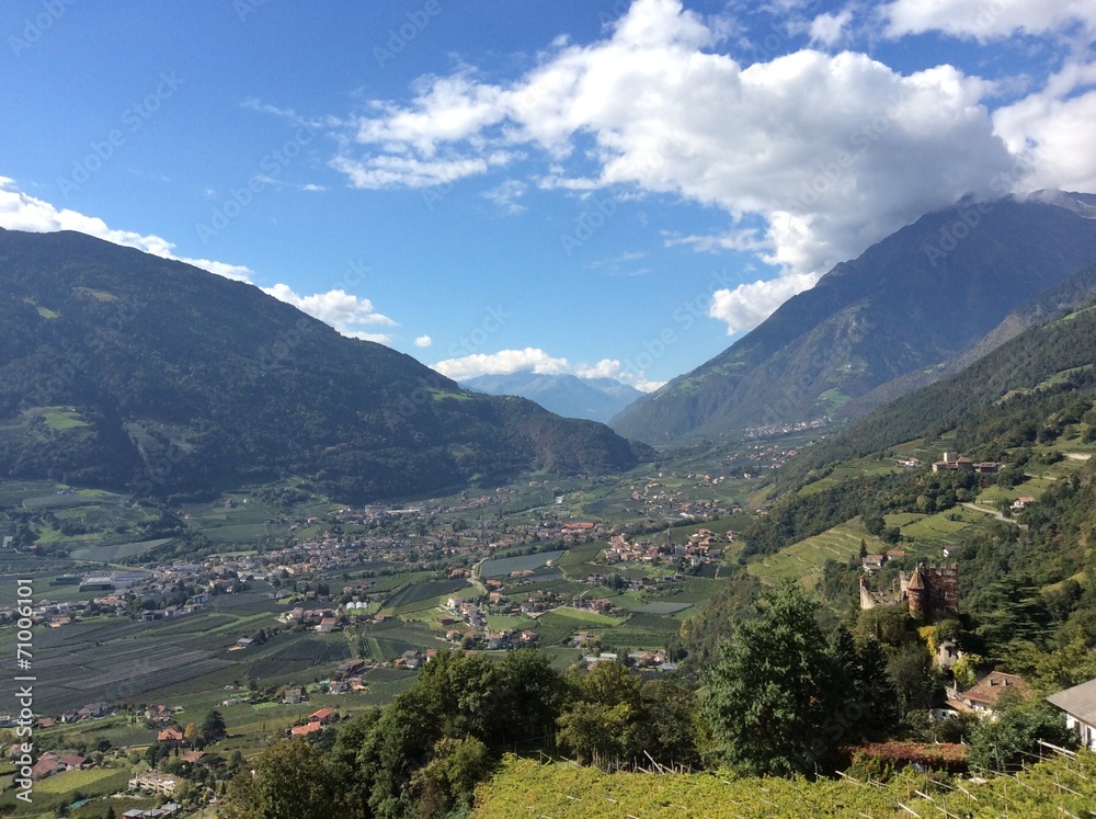 Obraz premium Blick Etschtal