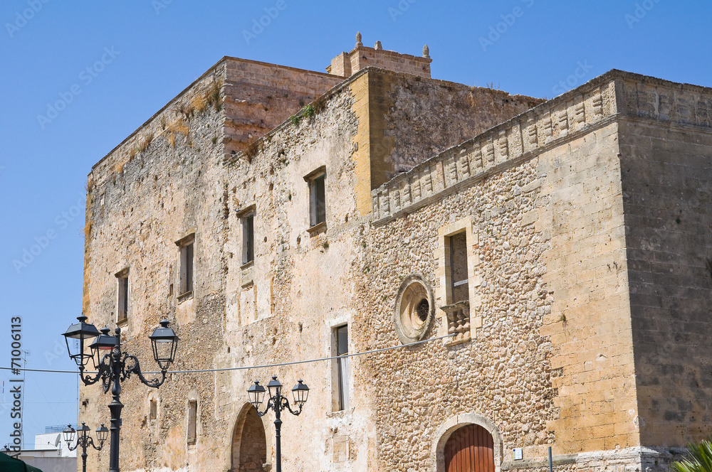 Castle of Laterza. Puglia. Italy.