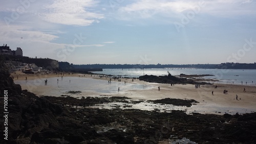 Fototapeta Naklejka Na Ścianę i Meble -  Saint Malo et sa plage