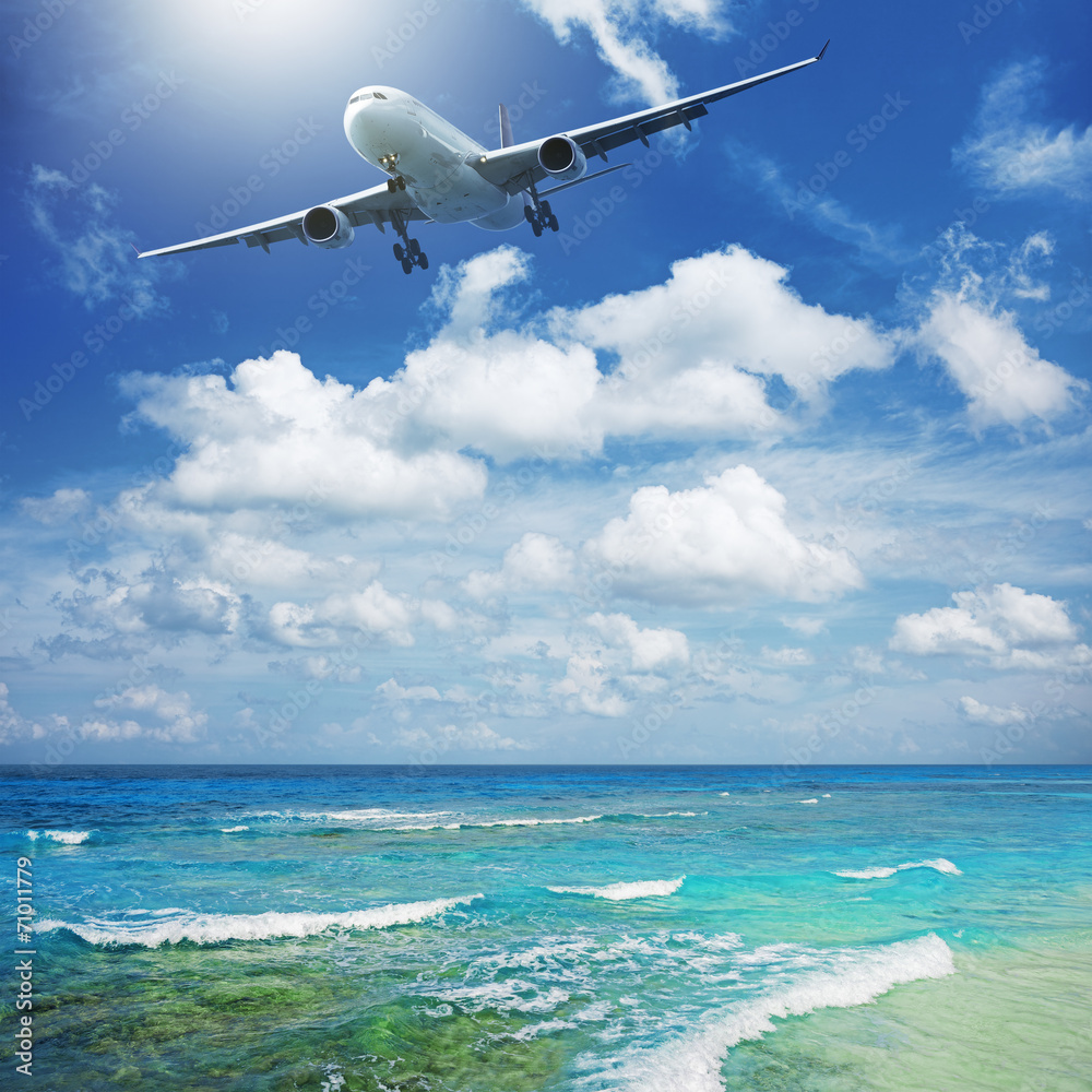 Fototapeta premium Air travel concept