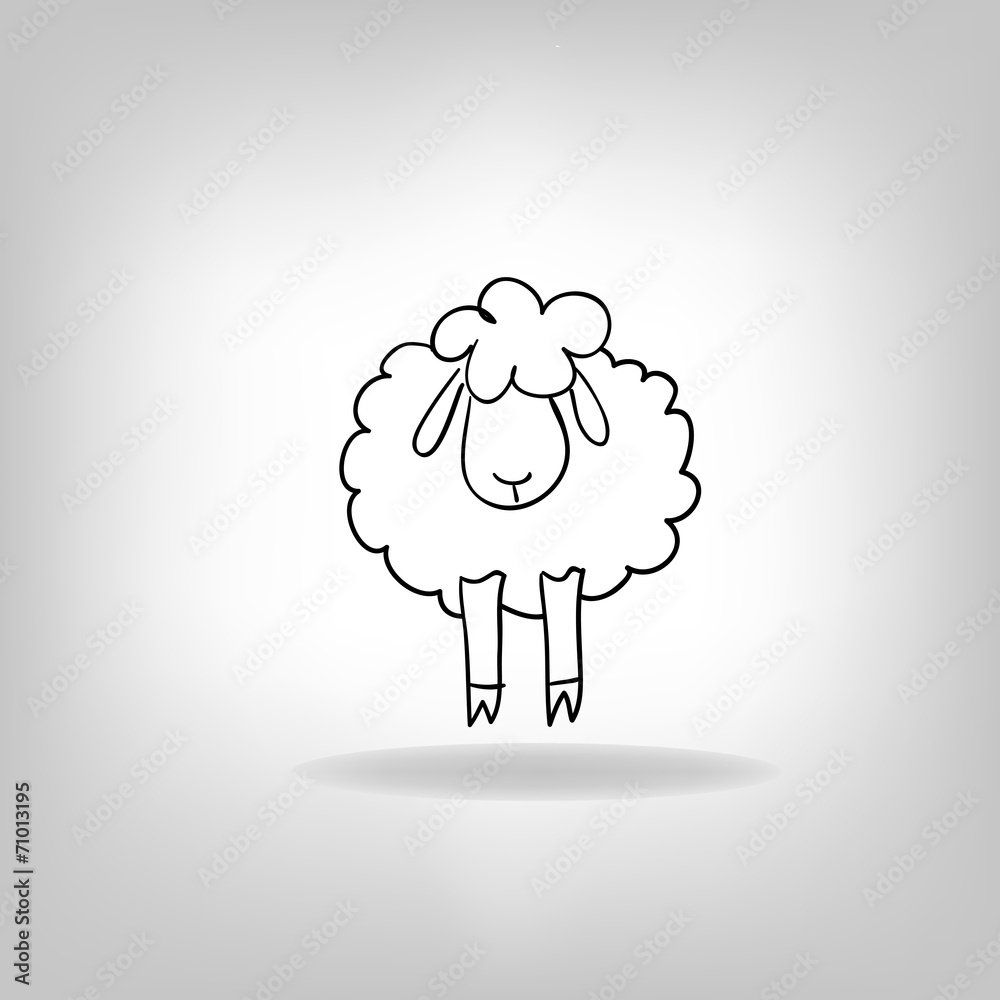 black silhouette of sheep black silhouette of sheep