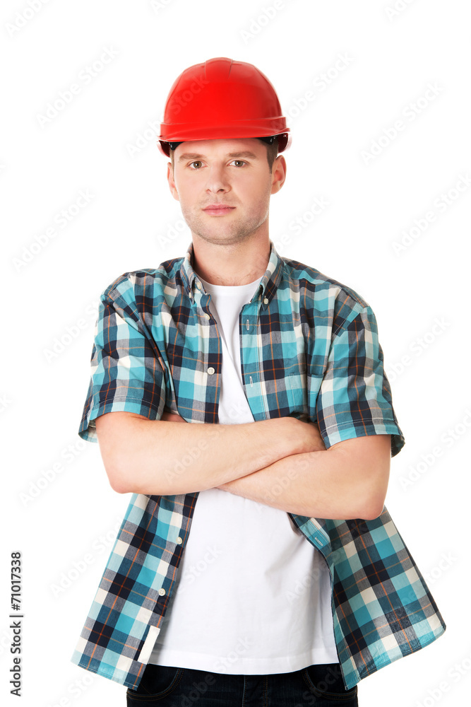 Portrait of an handsome engineer Portrait of an handsome engineer