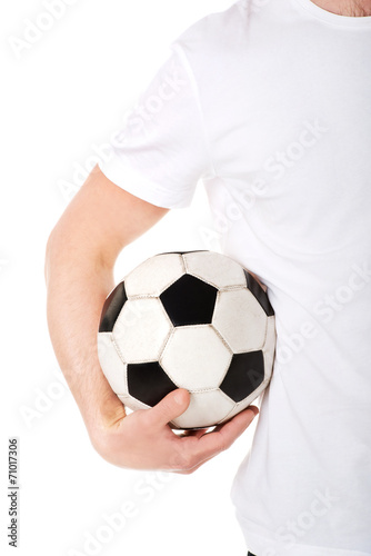 Yaong man with soccer ball © Piotr Marcinski