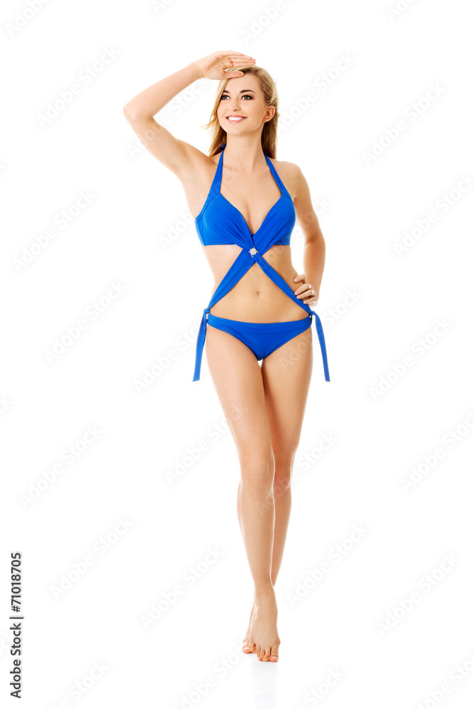Attractive and beautiful girl in a swimsuit Attractive and beautiful girl in a swimsuit
