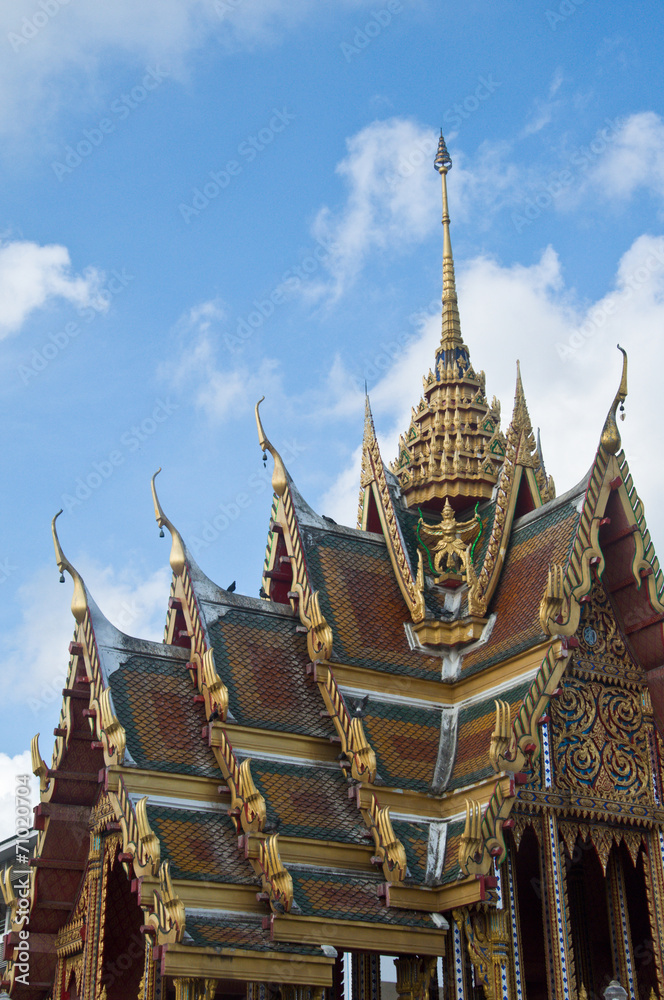 Obraz premium Buddhist Church in Bankgok Thailand