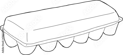 Egg Carton Outline