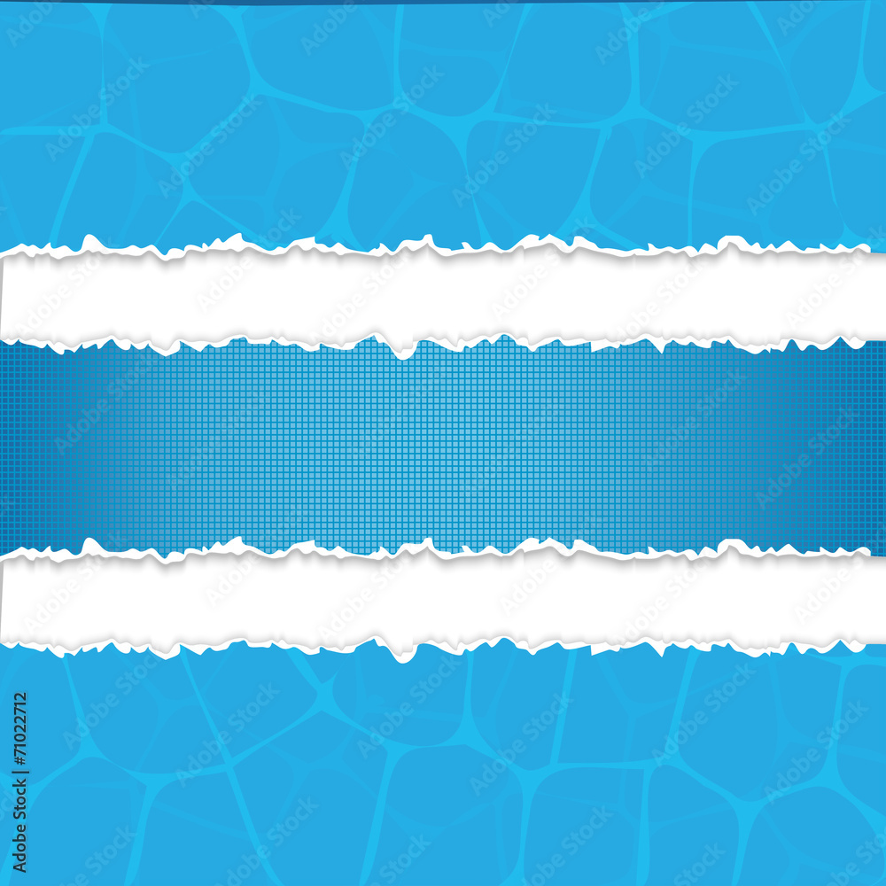 Background Blue Water Open Paper - illustration