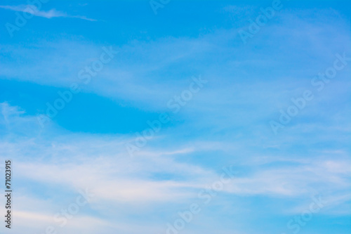white cloud and blue sky background image © coffmancmu
