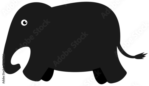 a shadow elephant