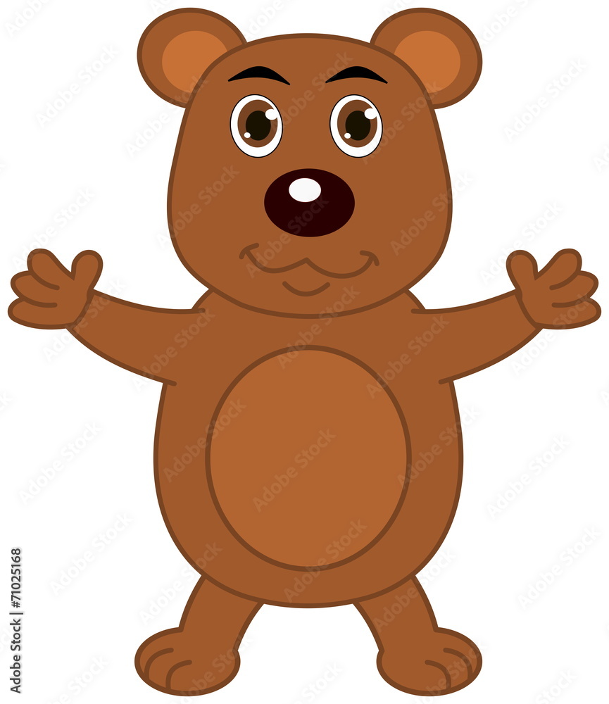 a teddy bear, open arms a teddy bear, open arms