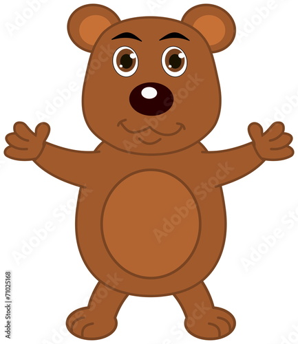 a teddy bear  open arms
