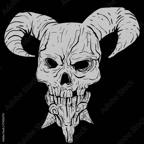 Demon skull