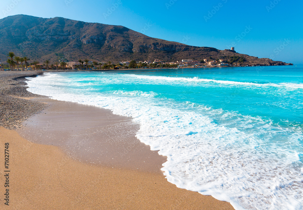 La Azohia beach Murcia in Mediterranean Spain