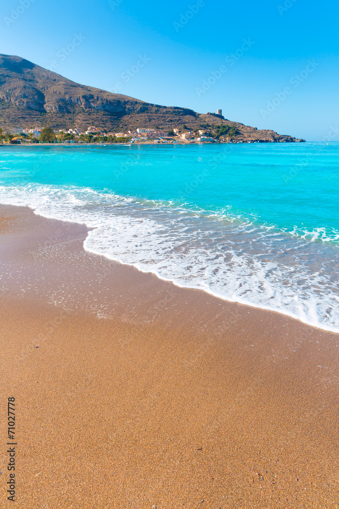 La Azohia beach Murcia in Mediterranean Spain