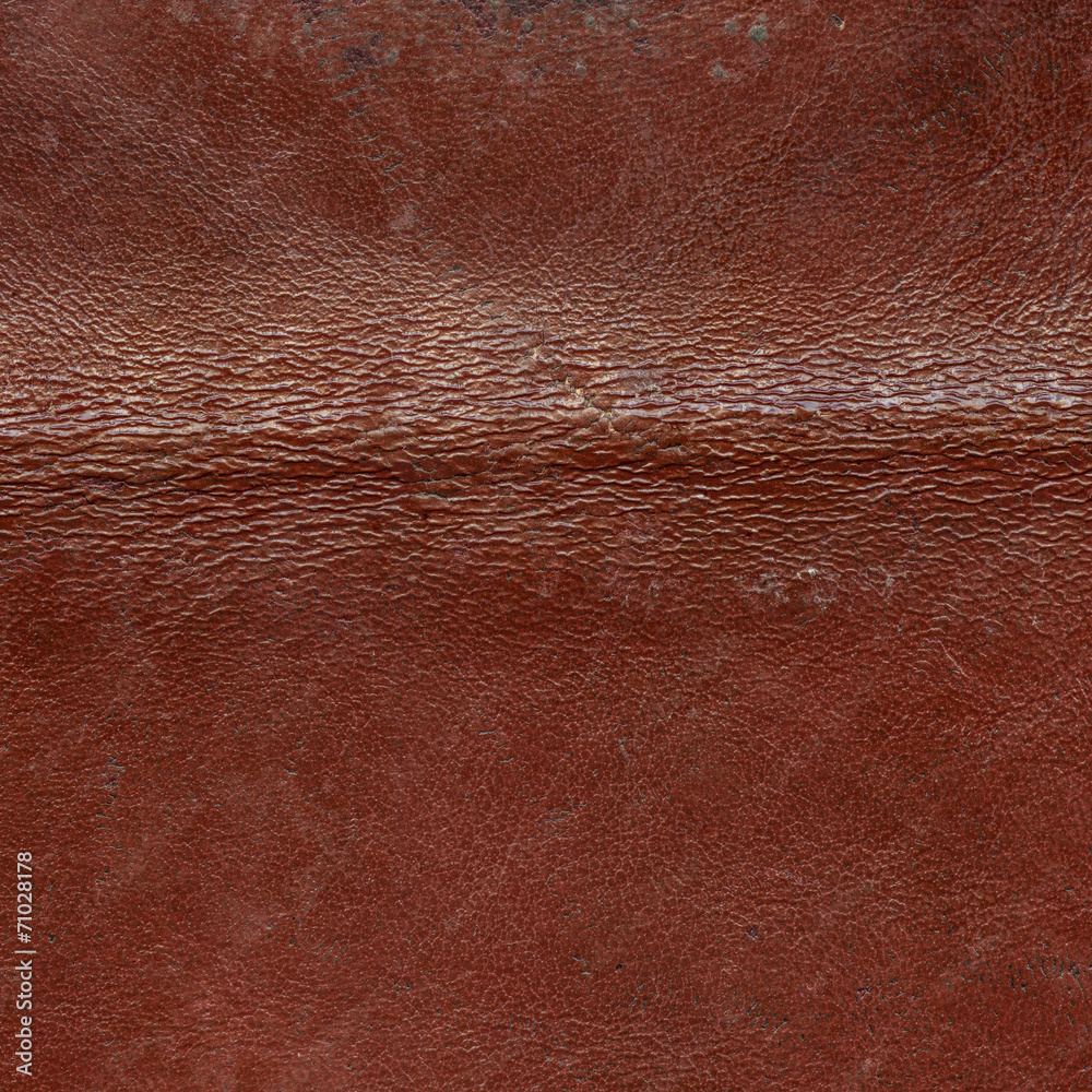 Fototapeta premium 0ld red leather texture