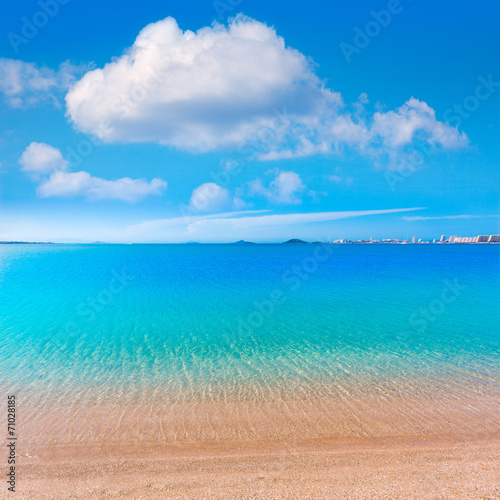 Fototapeta Naklejka Na Ścianę i Meble -  Playa Paraiso beach in Manga Mar Menor Murcia