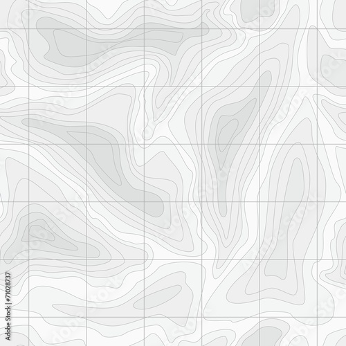 Seamless Light topographic topo contour map background