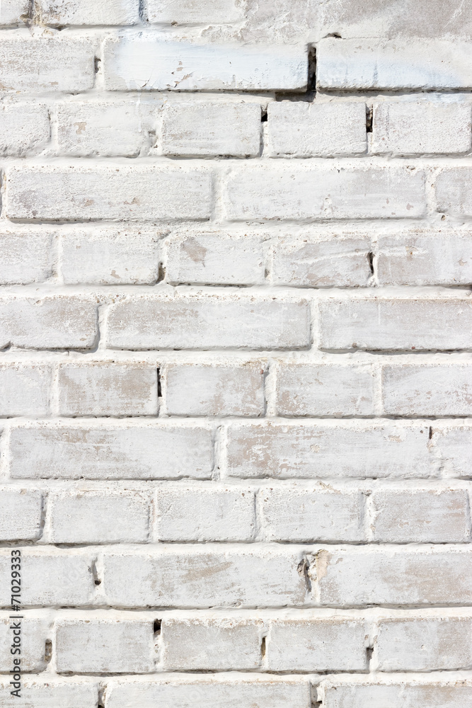 Background texture of a old white brick wall Background texture of a old white brick wall