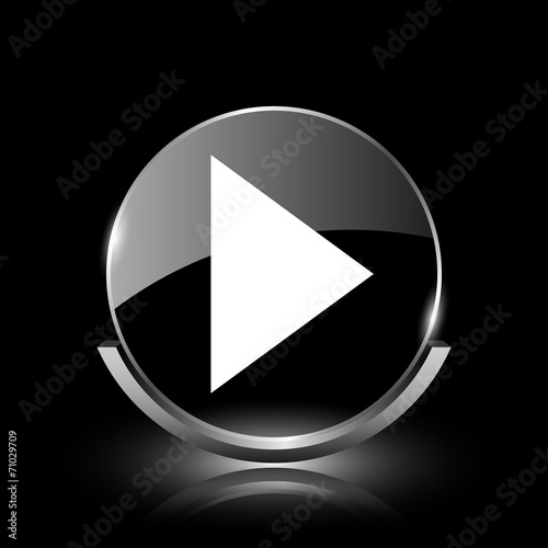 Free Download Play sign icon - GFXLoad